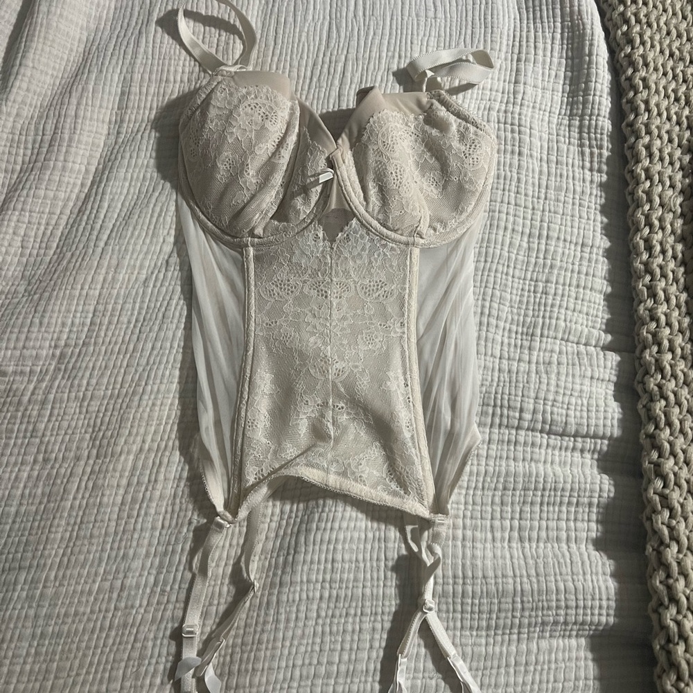 Victoria Secret Cream Colored Bustier